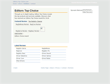 Tablet Screenshot of editors-top-choice.com